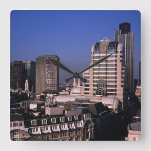 City of London Skyline Square Wall Clock