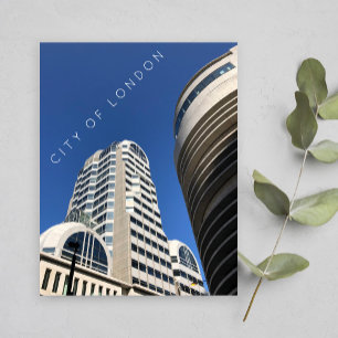 City of London Skyscrapers in the blue sky photo Postcard