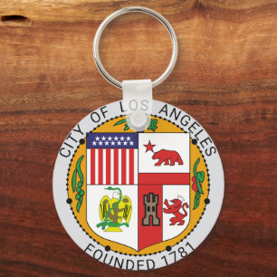 City of Los Angeles 1781, Vintage California Herit Key Ring