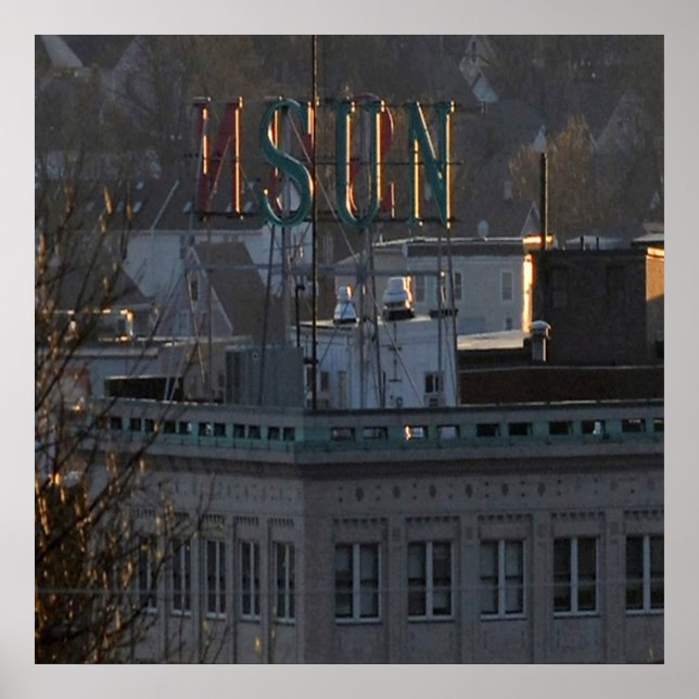 CITY OF LOWELL SUN BUILDING POSTER (Front)