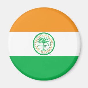 City of Miami (Florida) Flag Magnet