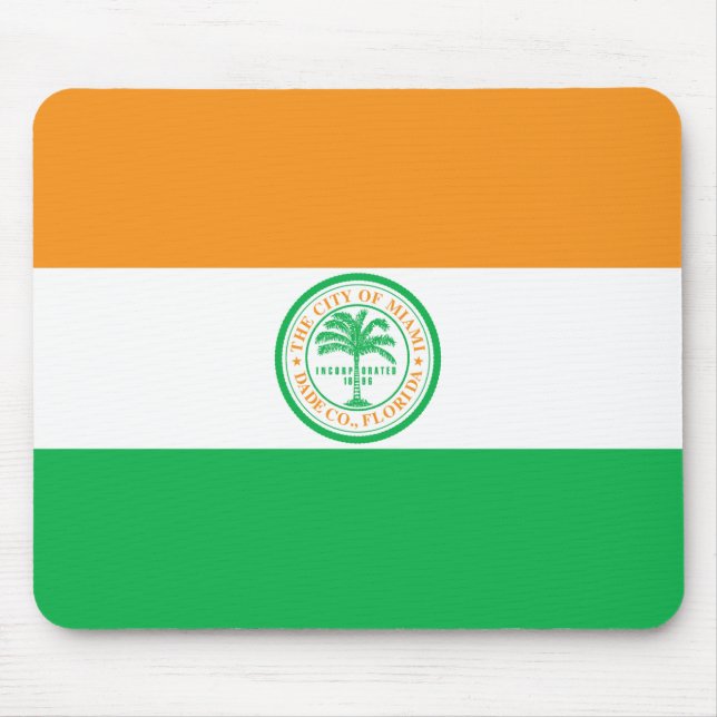 City of Miami (Florida) Flag Mouse Mat (Front)