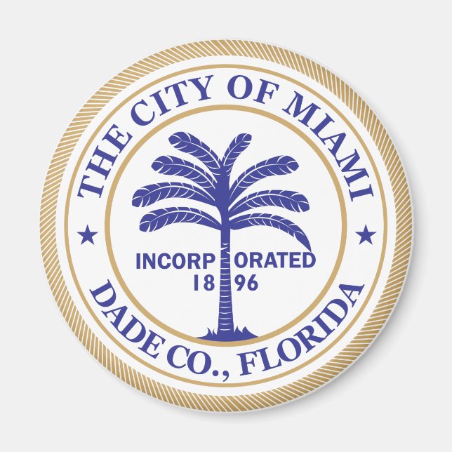City of Miami seal Magnet (Front)