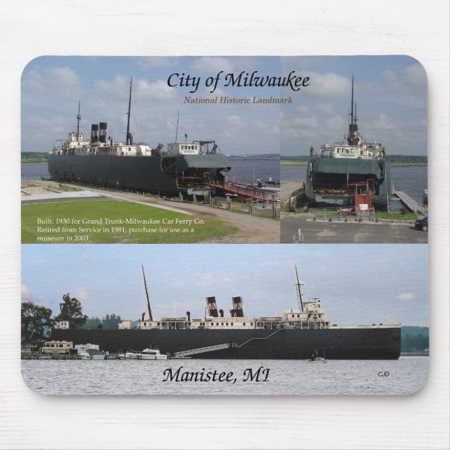 City of Milwaukee 3 picture mousepad (Front)