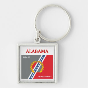 City of Montgomery flag Key Ring