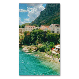 City of Mostar - Bosnia and Herzegovina Magnetic Business Card