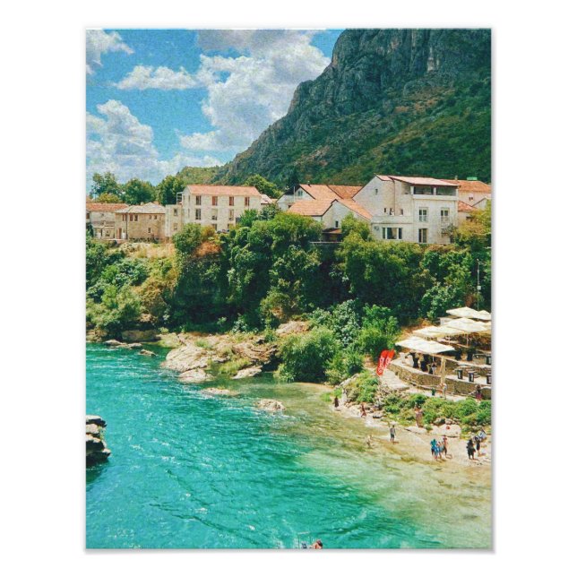 City of Mostar - Bosnia and Herzegovina Photo Print (Front)