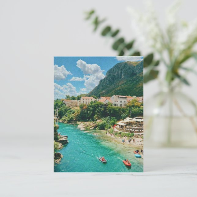 City of Mostar - Bosnia and Herzegovina RSVP Card (Standing Front)