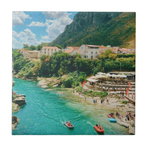 City of Mostar - Bosnia and Herzegovina Tile