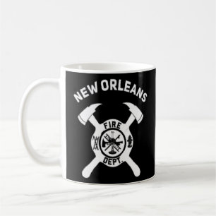 City Of New Orleans Fire Department Louisiana Fire Coffee Mug