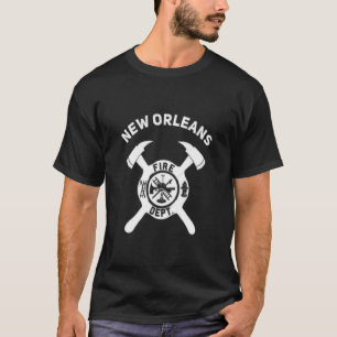 City Of New Orleans Fire Department Louisiana Fire T-Shirt