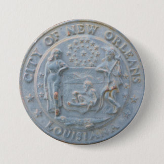 City of New Orleans (Round Button) 7.5 Cm Round Badge