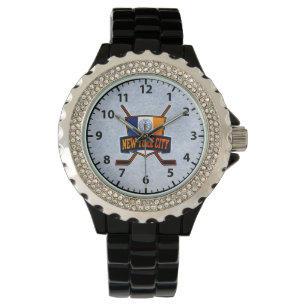 City of New York Flag Logo Wrist Watch