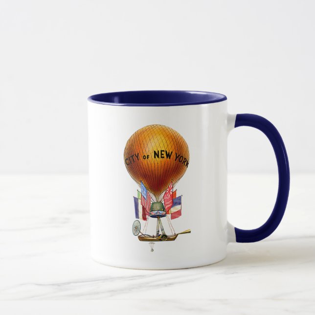 City of New York Hot Air Balloon Mug (Right)