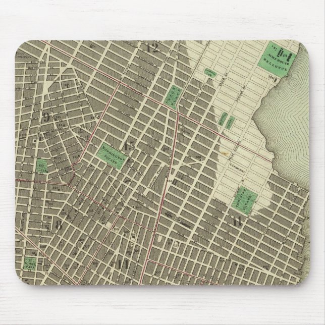 City Of New York Mouse Mat (Front)