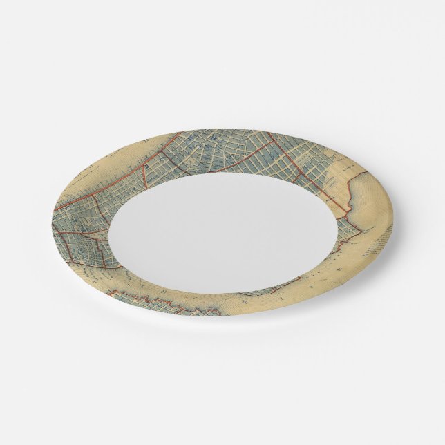 City of NewYork Paper Plate (Angled)