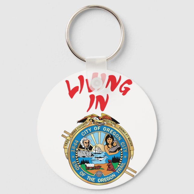 City of Oregon Key Ring (Front)