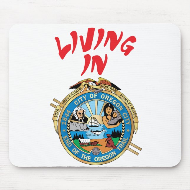 City of Oregon Mouse Mat (Front)