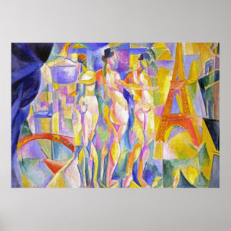 City of Paris by Robert Delaunay - Abstract Art Poster