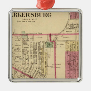 City of Parkersburg, West Virginia Metal Tree Decoration