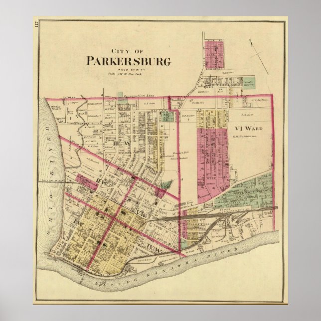City of Parkersburg, West Virginia Poster (Front)