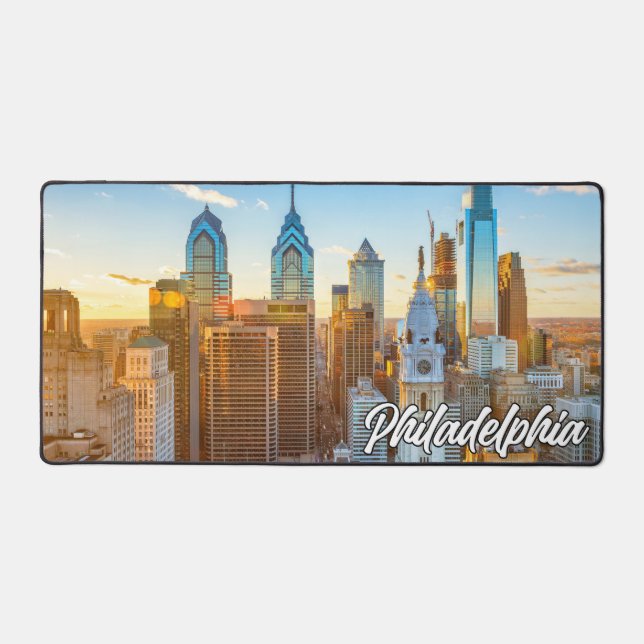 City Of Philadelphia, Pennsylvania, USA Desk Mat (Front)