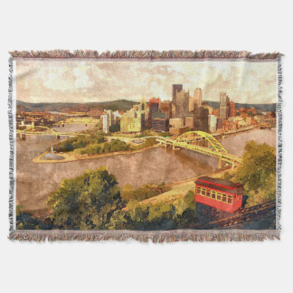 City of Pittsburgh Throw Blanket