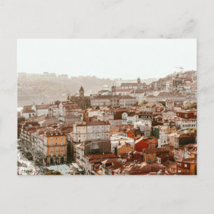 City of Porto during sunset Postcard