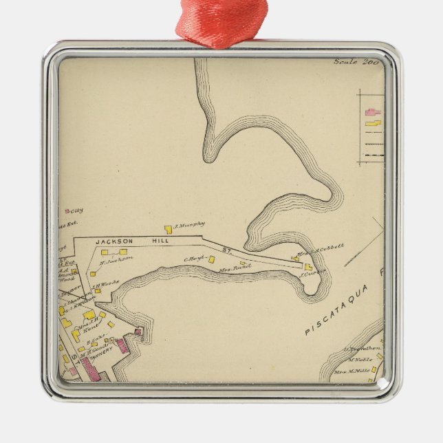 City of Portsmouth 2 Metal Tree Decoration (Front)