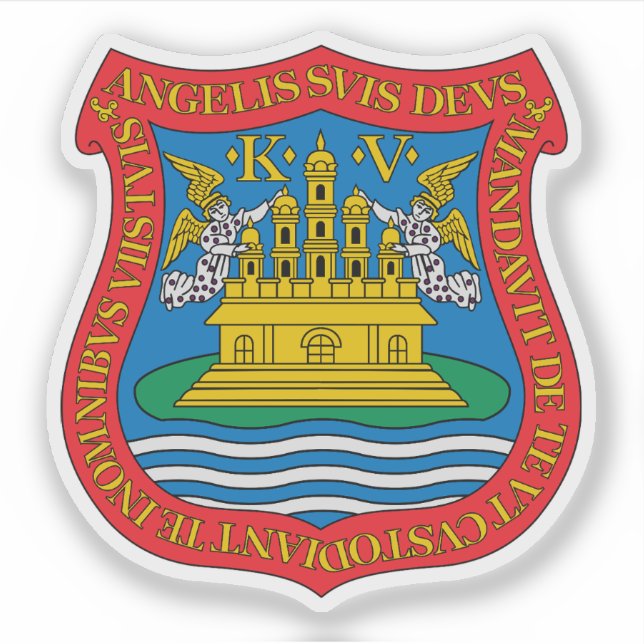 City of Puebla de Zaragoza coat of arms, Mexico (Front)