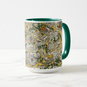 City of Quebec Map Mug