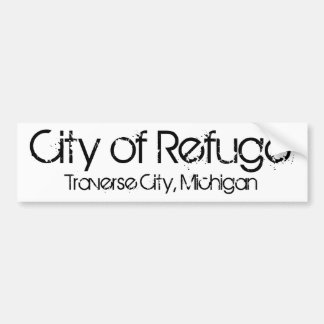 CIty of Refuge Traverse City, MI Bumper Sticker