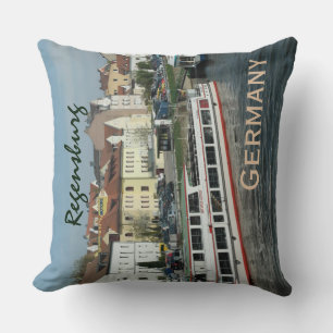 City of  Regensburg Germany Cushion