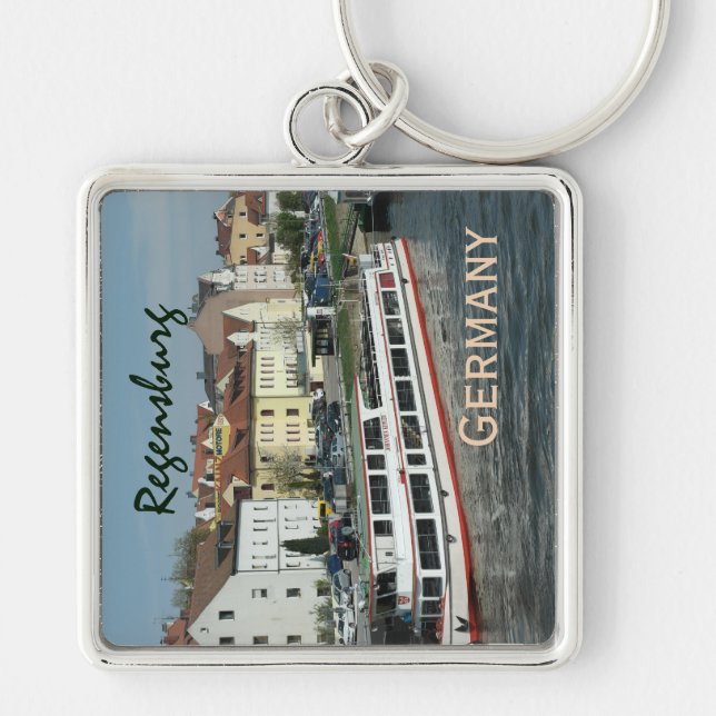 City of  Regensburg Germany Key Ring (Front)