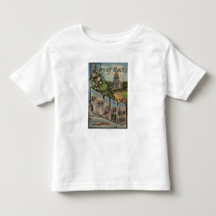 City of Rocks, Idaho - Large Letter Scenes Toddler T-Shirt
