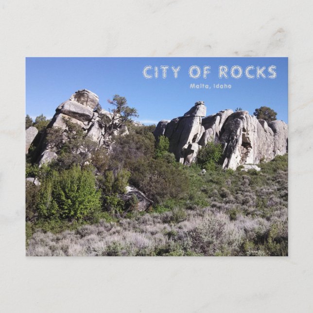 City of Rocks National Preserve Post Card (Front)