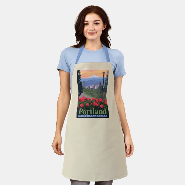 City of Roses | Portland, Oregon Apron (Worn)
