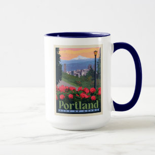 City of Roses   Portland, Oregon Mug