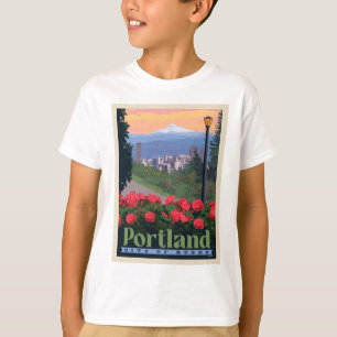 City of Roses   Portland, Oregon T-Shirt