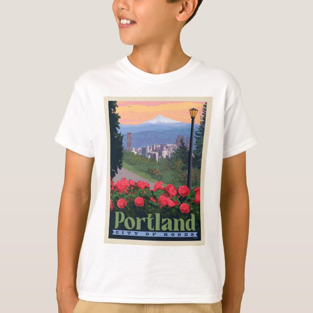 City of Roses | Portland, Oregon T-Shirt (Front)