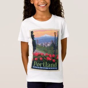 City of Roses   Portland, Oregon T-Shirt