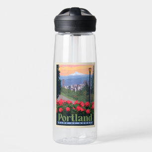 City of Roses Portland, Oregon Water Bottle