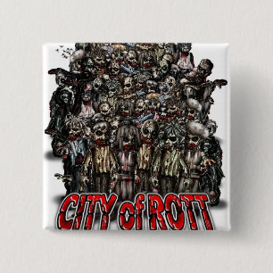 City of Rott Merchandise 15 Cm Square Badge