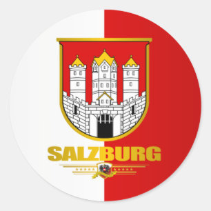 City of Salzburg Classic Round Sticker