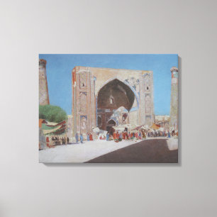 City of Samarkand (by Vasily Vereshchagin) Canvas Print