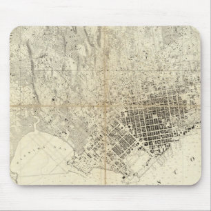 City Of San Francisco And Its Vicinity, California Mouse Mat