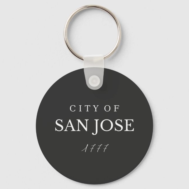 City of San Jose, California 1777 Key Ring (Front)