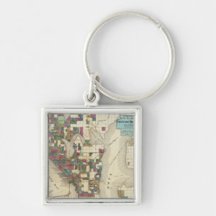 City Of Seattle And Environs Key Ring