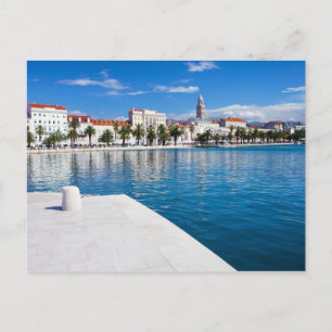 City of Split in Croatia Postcard