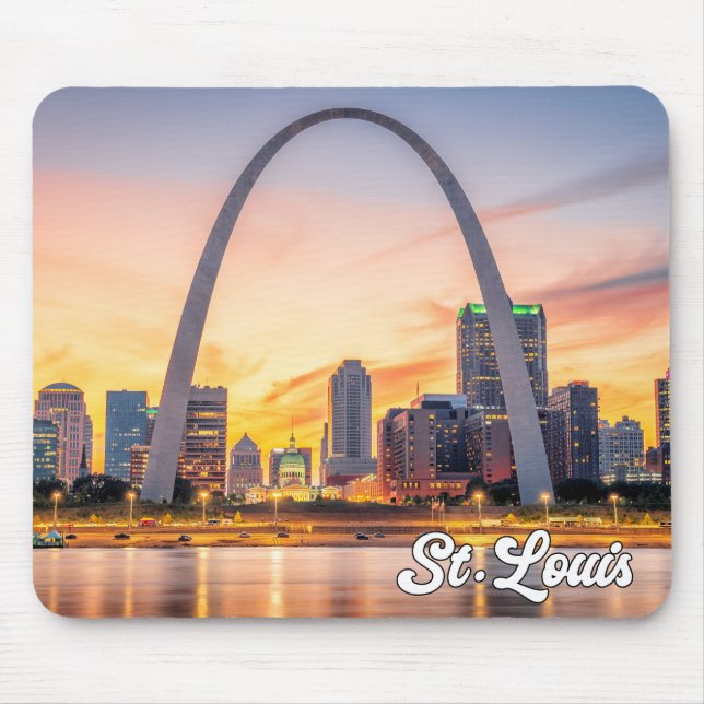 City Of St. Louis, Missouri, United States Mouse Mat (Front)